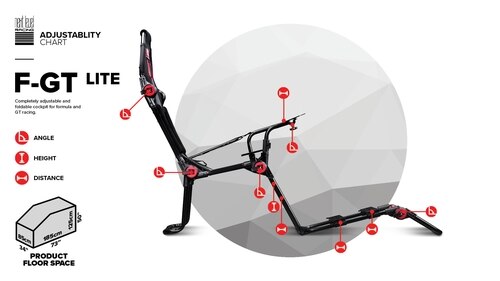 Next Level Racing F-GT LITE Simulator Cockpit 11