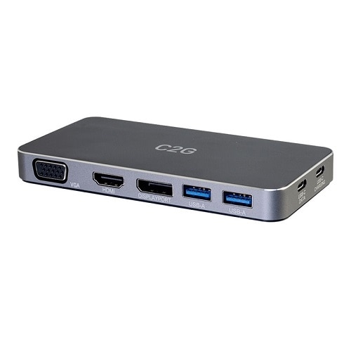 C G Usb C Dual Monitor Dock With Power Delivery Up To W Docking Station Usb C