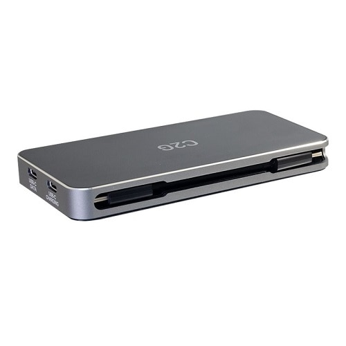 C2G USB-C® 7-in-1 Dual Display MST Docking Station with HDMI®, DisplayPort™, VGA and Power Delivery 5