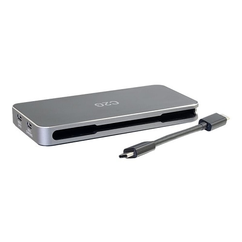 C2G USB-C® 7-in-1 Dual Display MST Docking Station with HDMI®, DisplayPort™, VGA and Power Delivery 6