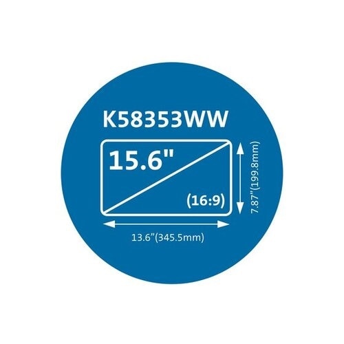 Kensington MagPro 15.6" (16:9) Laptop Privacy Screen with Magnetic Strip 3