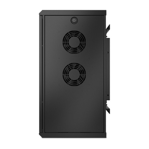 APC by Schneider Electric NetShelter WX 6U Low-Profile Wall Mount Enclosure 230V Fans 4