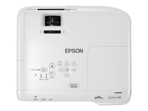 Epson PowerLite 982W LCD Projector - 16:10 - Ceiling Mountable 3