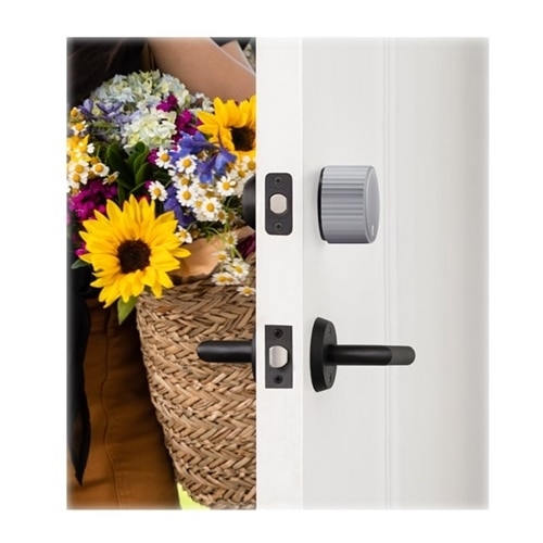 August Wi-Fi Smart Lock - Smart lock - wireless - Bluetooth, 802.11b/g/n - 2.4 Ghz - silver 5