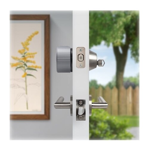 August Wi-Fi Smart Lock - Smart lock - wireless - Bluetooth, 802.11b/g/n - 2.4 Ghz - silver 9