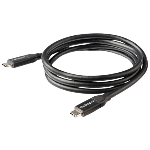 StarTech.com 1m 3 ft USB C to USB C Cable w/ 5A PD - M/M - USB 2.0 - USB-IF Certified - USB Type C Cable - USB C Charging Cable - USB C PD Cable 3
