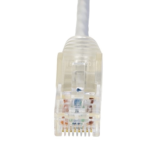 StarTech.com 1 m CAT6 Cable - Slim CAT6 Patch Cord - Grey - Snagless RJ45 Connectors - Gigabit Ethernet Cable - 28 AWG (N6PAT100CMGRS) 2