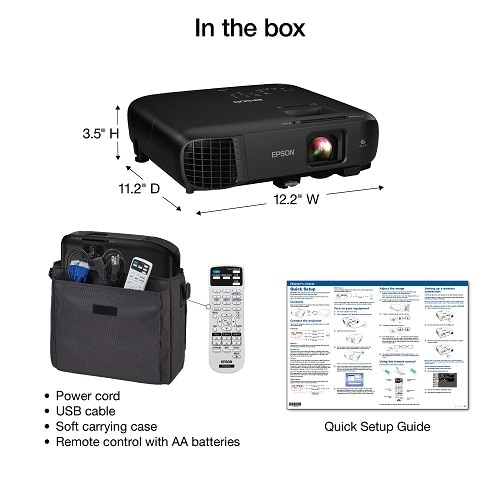 Epson Pro EX9240 3LCD Full HD 1080p Wireless Projector with Miracast