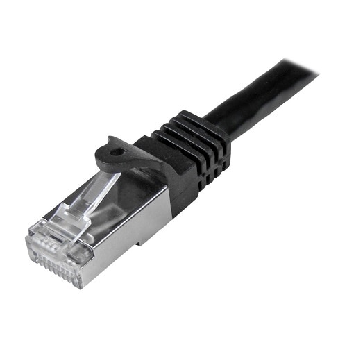 StarTech.com 2m Cat6 Patch Cable - Shielded (SFTP) Snagless Gigabit Network Patch Cable - Black 2