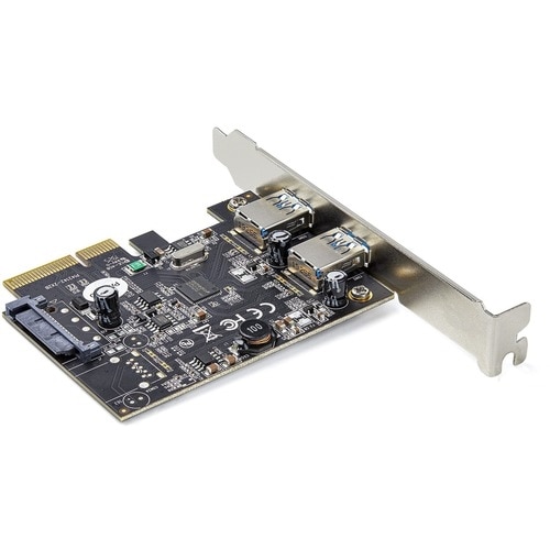 StarTech 2-Port USB PCIe Card 10Gbps/port - USB 3.2 Gen 2 Type-A PCI Express 3.0 x4 Host Controller Expansion Card - Windows/Linux 2