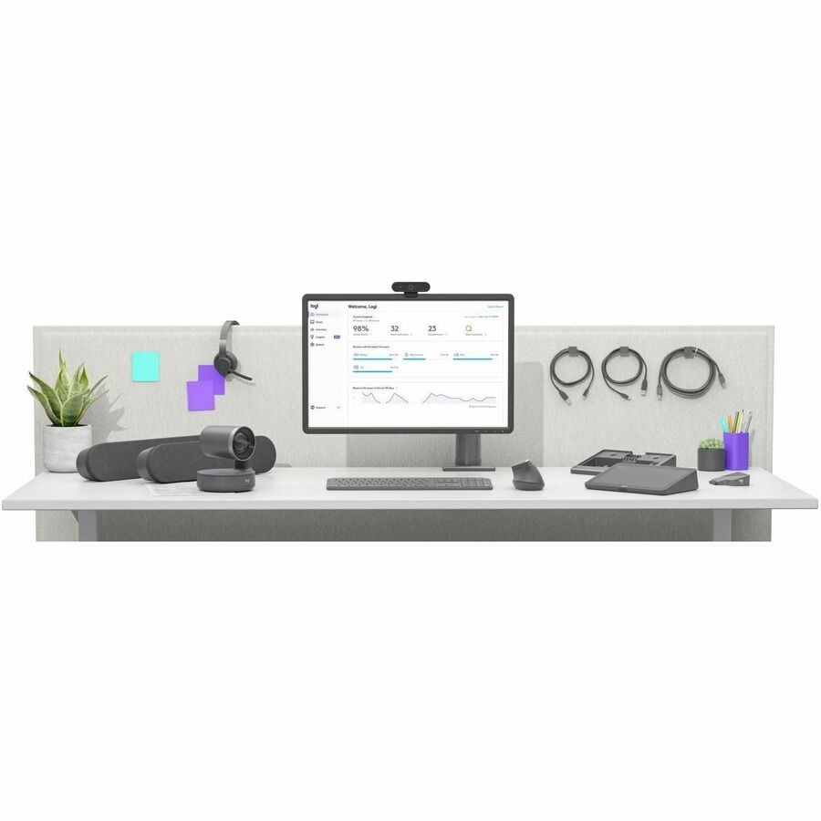 Logitech 視訊會議設備 - 石墨色 8