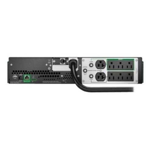 APC Smart-UPS, Line Interactive, 3kVA, Lithium-ion, Rackmount 2U, 120V, 2x NEMA 5-20R+6x NEMA 5-15R outlets, SmartConnect Port+SmartSlot, AVR, LCD 2