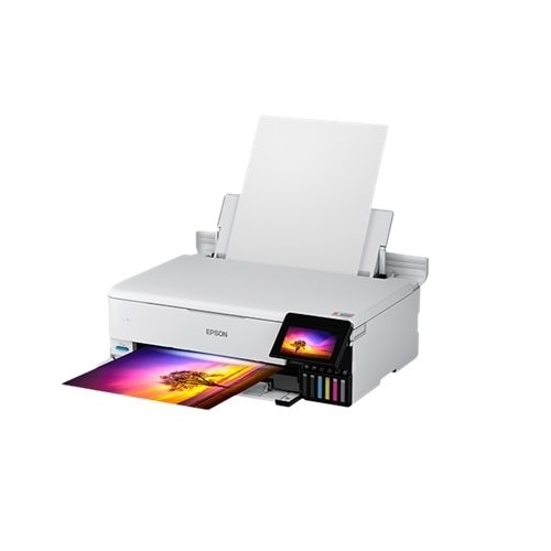 Epson EcoTank ET-8550 Wireless Color All-In-One Inkjet Photo Printer - White 2