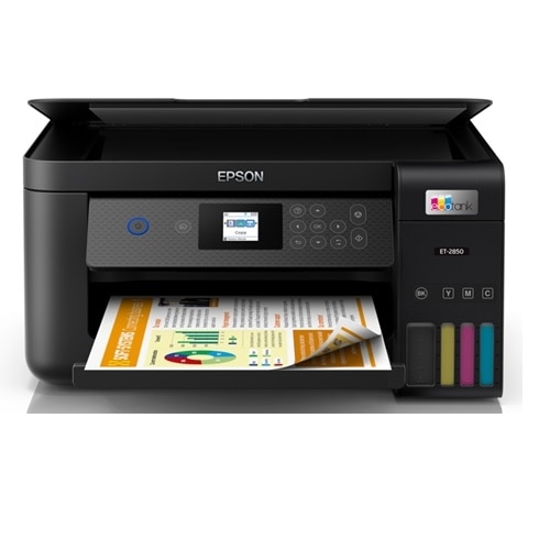 Epson EcoTank ET-2850 Wireless All-in-One Cartridge-Free Supertank ...