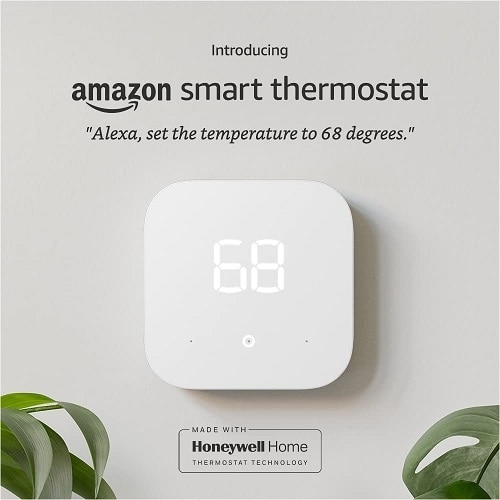 Introducing Amazon Smart Thermostat Energy Star Certified Diy Install Works With Alexa C