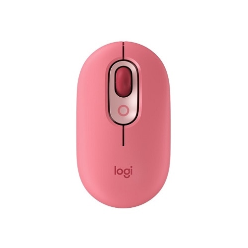 Logitech POP Mouse, Wireless Mouse with Customizable Emojis, SilentTouch Technology, Precision/Speed Scroll, Rose 3