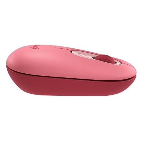 Logitech POP Mouse, Wireless Mouse with Customizable Emojis, SilentTouch Technology, Precision/Speed Scroll, Rose 7