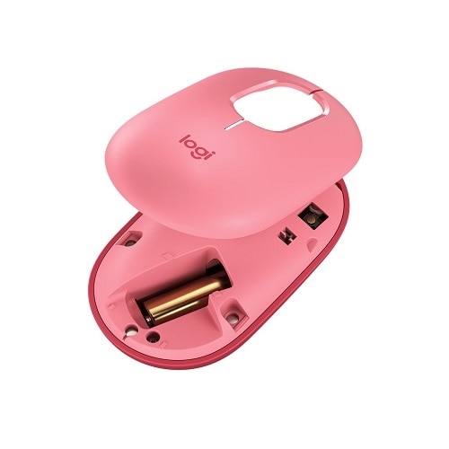 Logitech POP Mouse, Wireless Mouse with Customizable Emojis, SilentTouch Technology, Precision/Speed Scroll, Rose 9