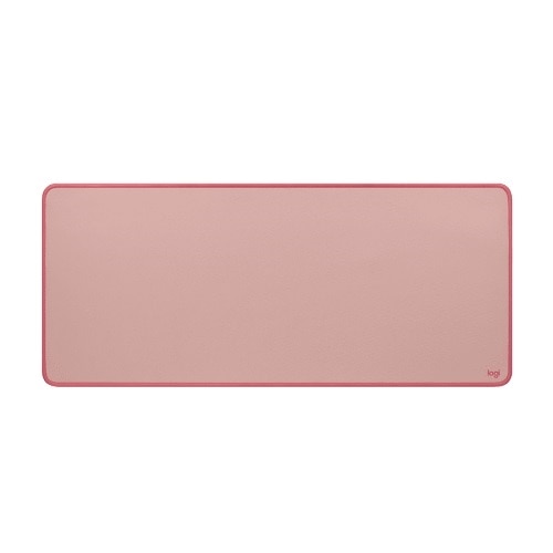 Logitech Desk Mat - Studio Series, Multifunctional Large Desk Pad, Anti-slip Base, Spill-resistant Durable Design, Darker Rose 3