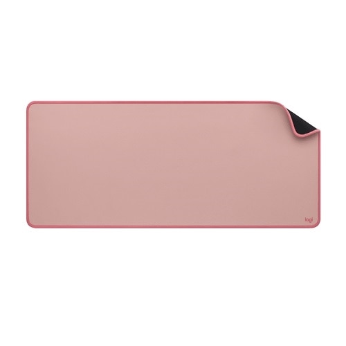 Logitech Desk Mat - Studio Series, Multifunctional Large Desk Pad, Anti-slip Base, Spill-resistant Durable Design, Darker Rose 4