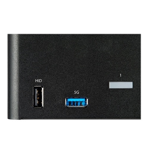 StarTech 2 Port Triple Monitor DisplayPort KVM Switch, 4K 60Hz UHD HDR, DP 1.2, 2 Port USB 3.0 Hub, 4x USB HID, Audio, Hotkey, TAA 7