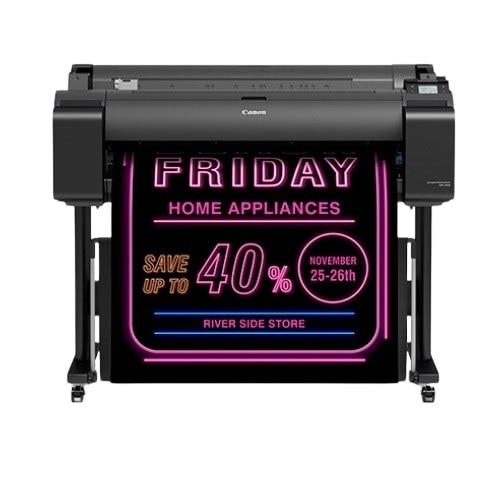 Canon imagePROGRAF GP-300 36” with Stand Large Format Inkjet Printer 2