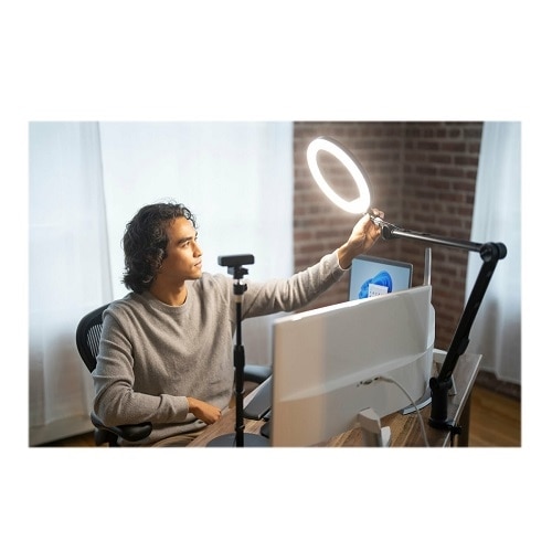 Kensington L1000 Bicolour Ring Light with Webcam Mount 5