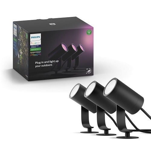 Philips Hue Lily Outdoor Spot Light Basekit + Hue Lily Outdoor Spot Light Extension Bundle 2