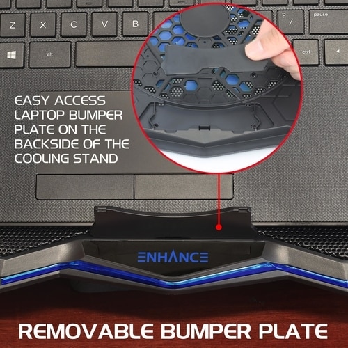 ENHANCE Cryogen 5 Laptop Cooling Pad (Blue) 5