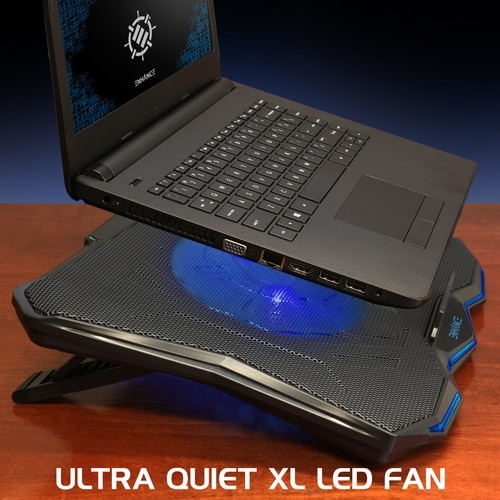 Enhance Cryogen Gaming Laptop Cooling Pad Stand Laptop Cooler With Adjustable Height