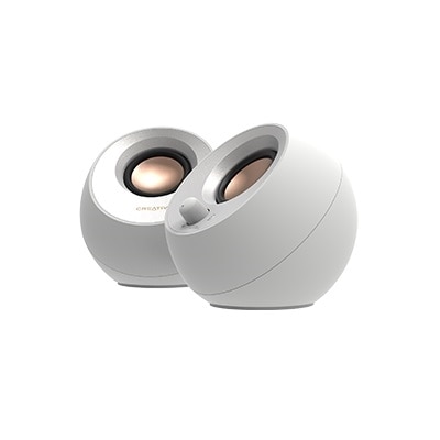 Creative Pebble V3 2.0 Bluetooth Speaker System - 8 W RMS - White 2