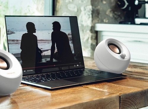 Creative Pebble V3 2.0 Bluetooth Speaker System - 8 W RMS - White 4