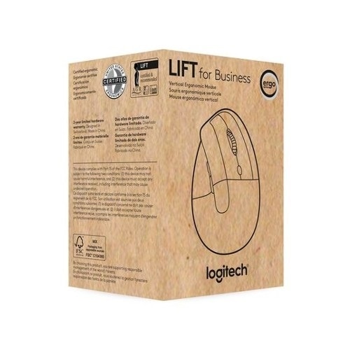 Logitech Lift for Business Vertical Ergonomic Mouse - Graphite 10