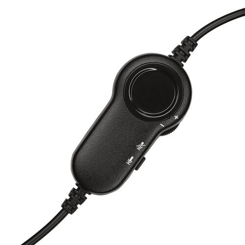 Logitech H151 有線 オーバーヘッド型, 耳掛け式, オンイヤー ステレオ ヘッドセット - 黒 3
