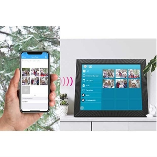 Aluratek 17" Dual-band 2.4Ghz, 5Ghz WiFi Touchscreen Digital Photo Frame 5