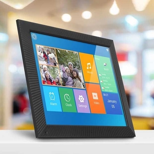 Aluratek 17" Dual-band 2.4Ghz, 5Ghz WiFi Touchscreen Digital Photo Frame 7