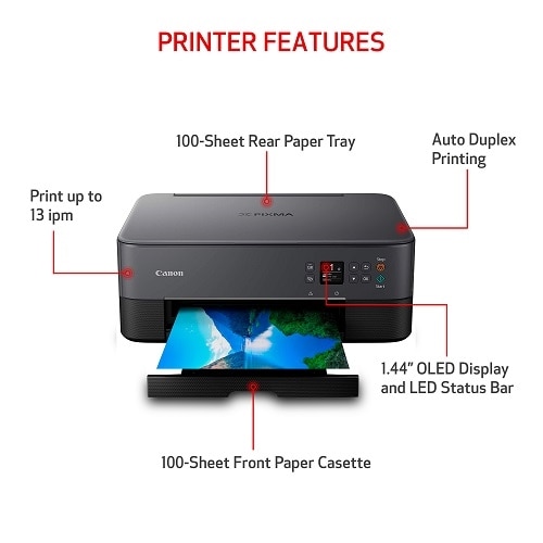 Canon PIXMA TS6420a Wireless Color All-In-One Inkjet Photo Printer, Eligible for PIXMA Print Plan Ink Subscription Service 3