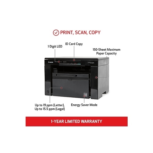 Canon imageCLASS MF3010VP Wired Black-and-White All-In-One Laser Photo Printer 4