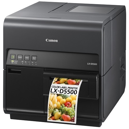 Canon LX-D5500 Desktop Inkjet Printer - Color - Label Print - Gigabit Ethernet - USB - USB Host - Serial 2