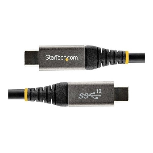 StarTech.com 3ft 1m USB C Cable 10Gbps, USB-IF Certified USB-C Cable, USB 3.1 Type-C Cable, 5A/100W PD, DP Alt Mode, USB C Cord 3