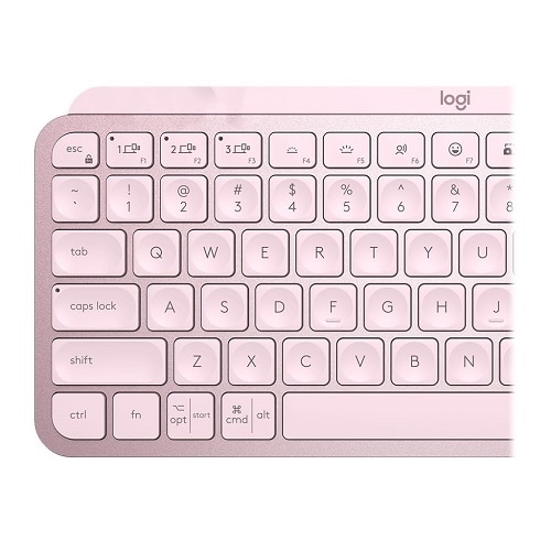 Logitech MX Keys Mini Keyboard - Wireless Connectivity - Rose 3