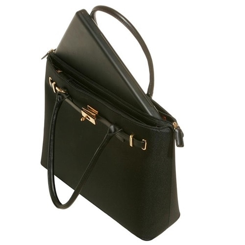 Francine Collections Thoroughbred Tote Black | Dell USA