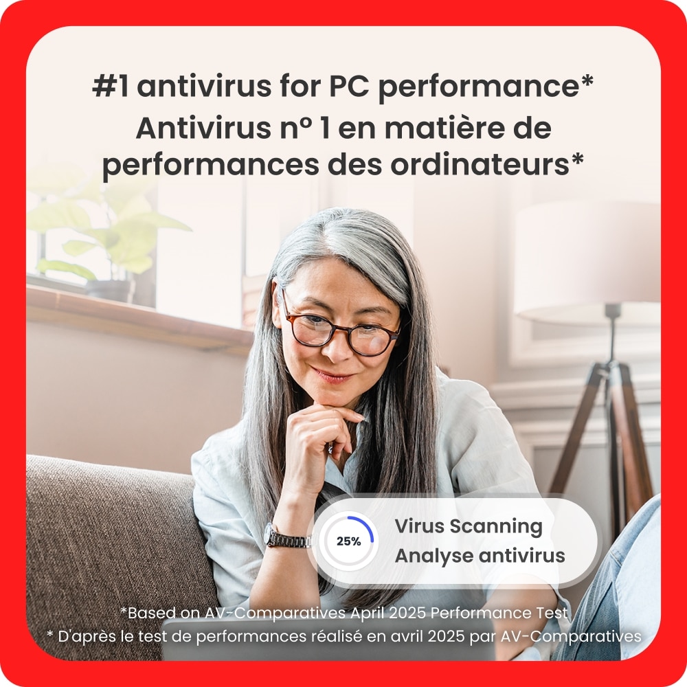 McAfee Total Protection logiciel antivirus pour 5 appareil - abonnement d'un an avec renouvellement automatique 5