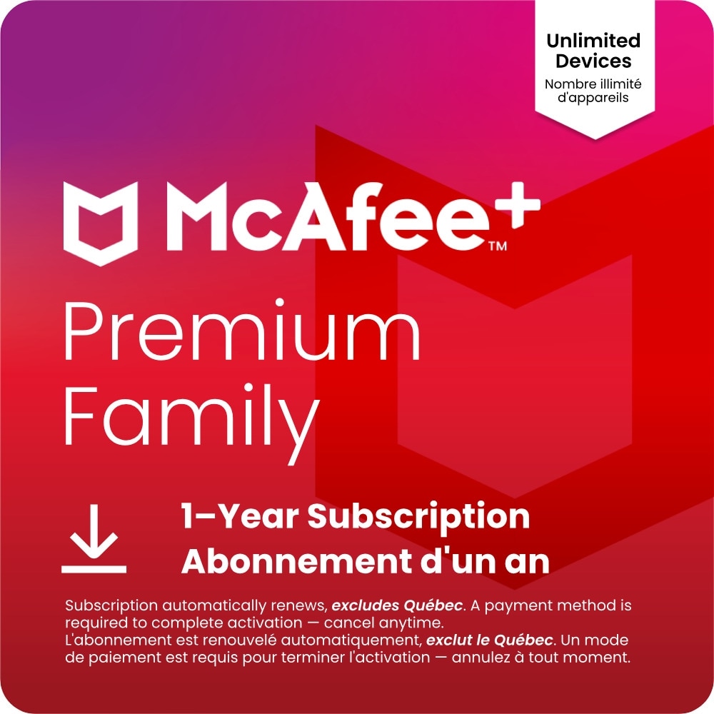McAfee+ Premium Family Antivirus & Internet Security - Unlimited Devices -1-Year Subscription with Auto-Renewal [Digital Download] 2