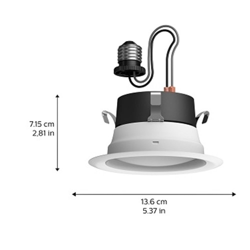Philips Hue White and Color Ambiance 4" High Lumen Smart Recessed Downlight 4