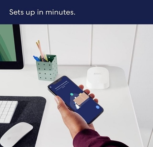 Amazon eero 6+ mesh Wi-Fi system (3-pack) 6