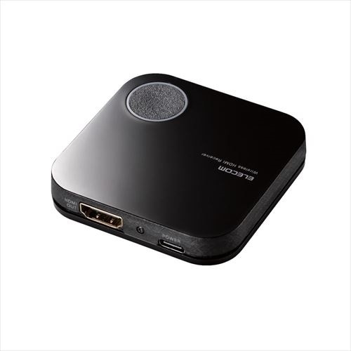 ELECOM Miracastレシーバー/アクセスポイント接続対応/ブラック #LDT-MRC03 2