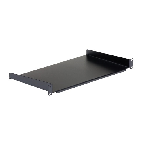 StarTech 1U Server Rack Cabinet Shelf - Fixed 10" Deep Cantilever Rackmount Tray for 19" Data/AV/Network Enclosure w/cage nuts, screws 3