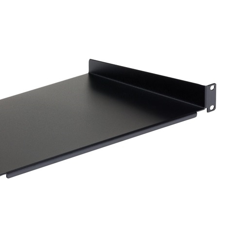 StarTech 1U Server Rack Cabinet Shelf - Fixed 10" Deep Cantilever Rackmount Tray for 19" Data/AV/Network Enclosure w/cage nuts, screws 4