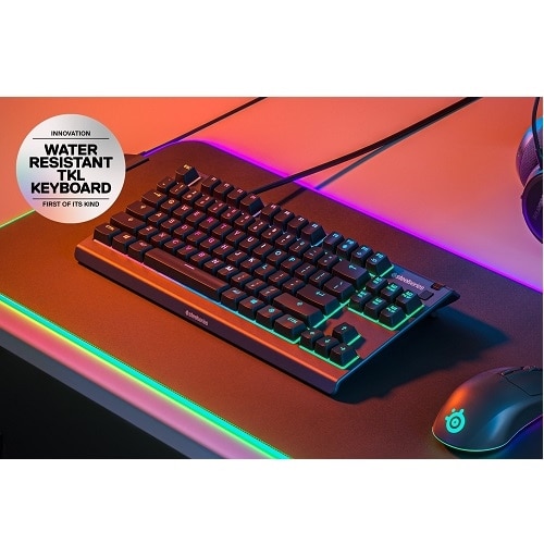 SteelSeries Apex 3 TKL Gaming Keyboard - Black 6